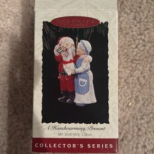 Vintage Hallmark Mr. and Mrs. Claus Ornament